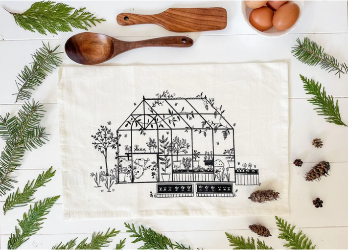 Greenhouse Tea Towel