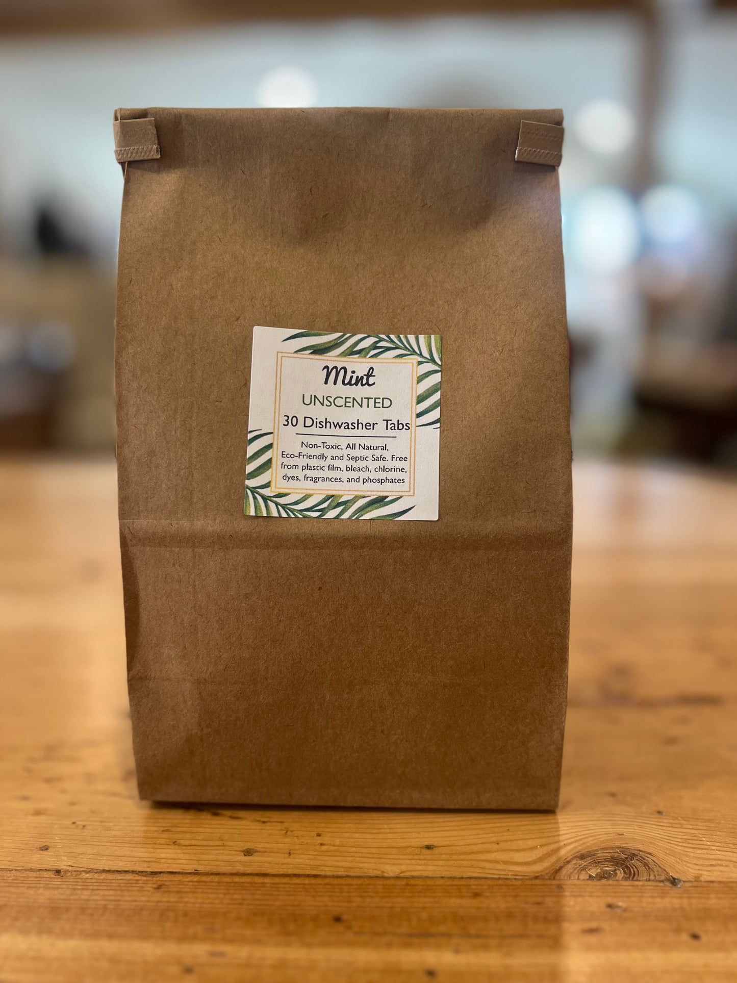 Mint Dishwasher Tabs - Packaged