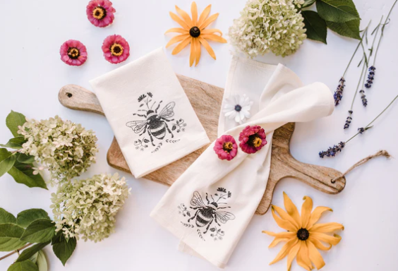 Bee Napkins Set of 2