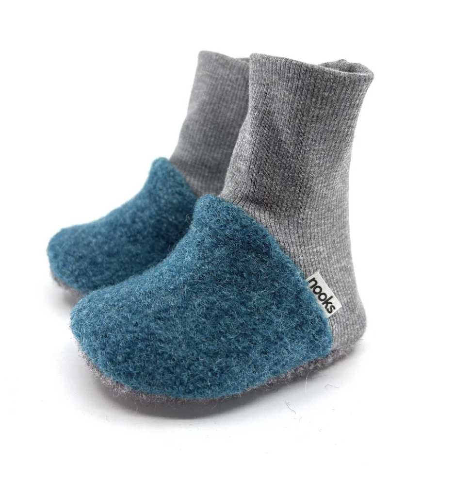 Pre-Walking Soft Wool Booties