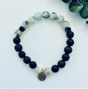 Bold Point Beaded Bracelet