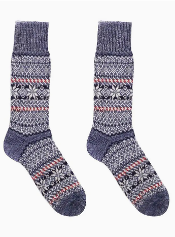 Nordic Socks Merino Wool - Sigrid - Denim
