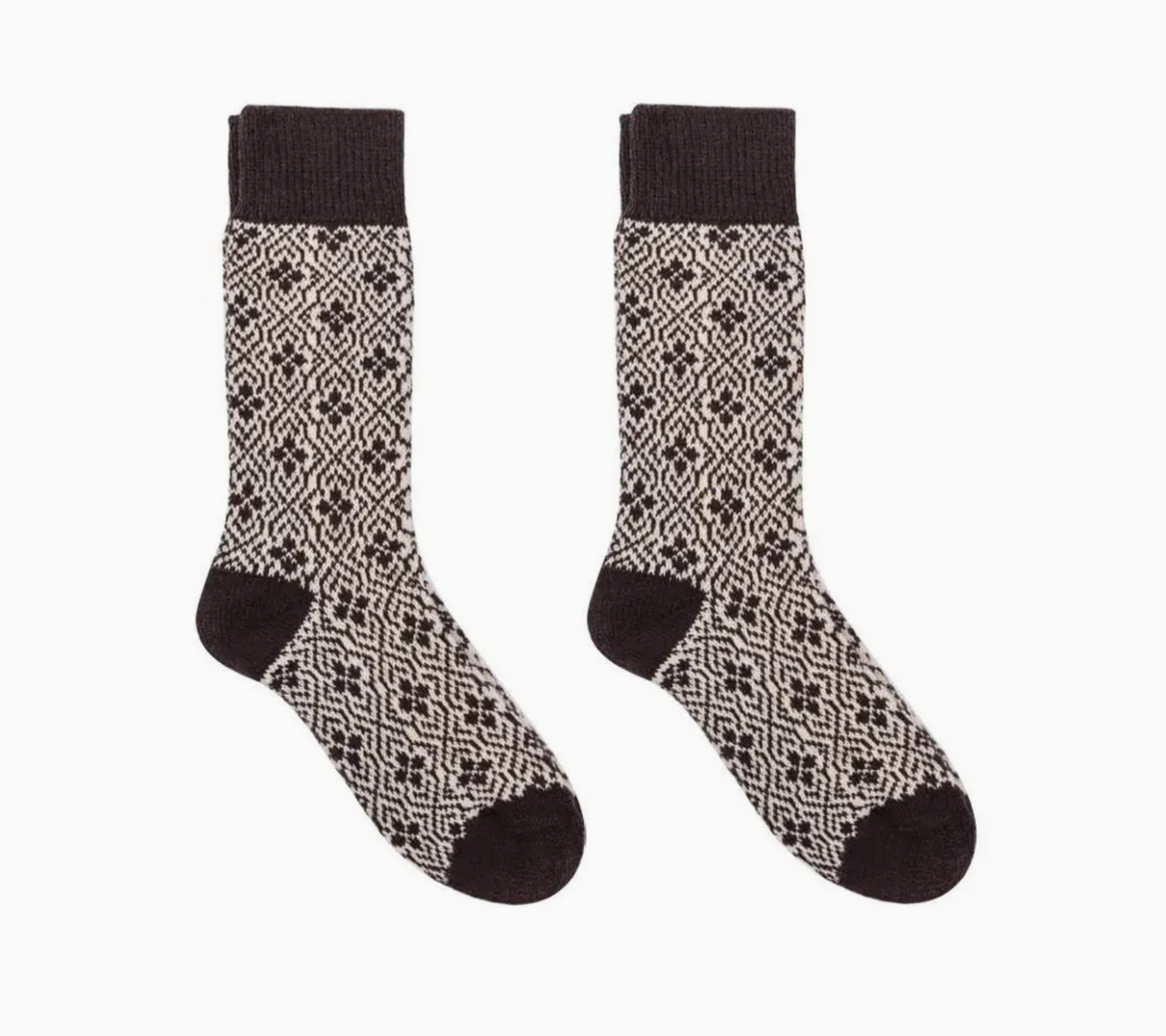 Nordic Socks Merino Wool in PERFORM™ (Ulf - Coffee) - Unisex