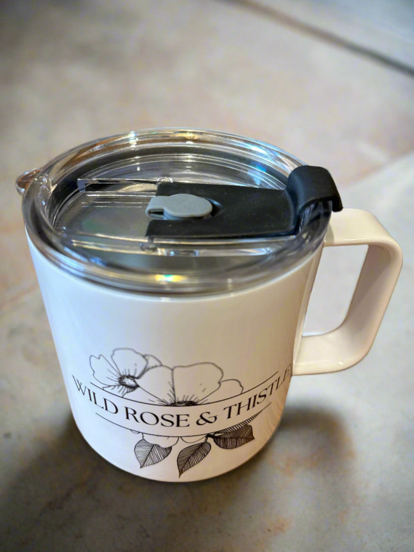 Wild Rose & Thistle Stainless Steel Mug