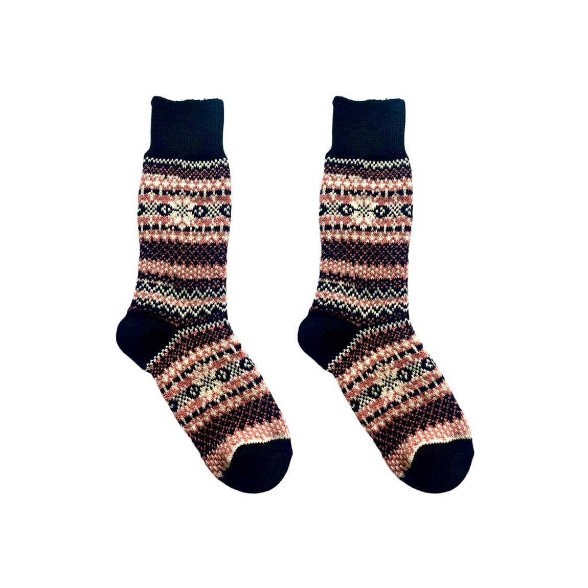 Nordic Socks Soft COZY™ Warm (Rosa - Black) - Unisex