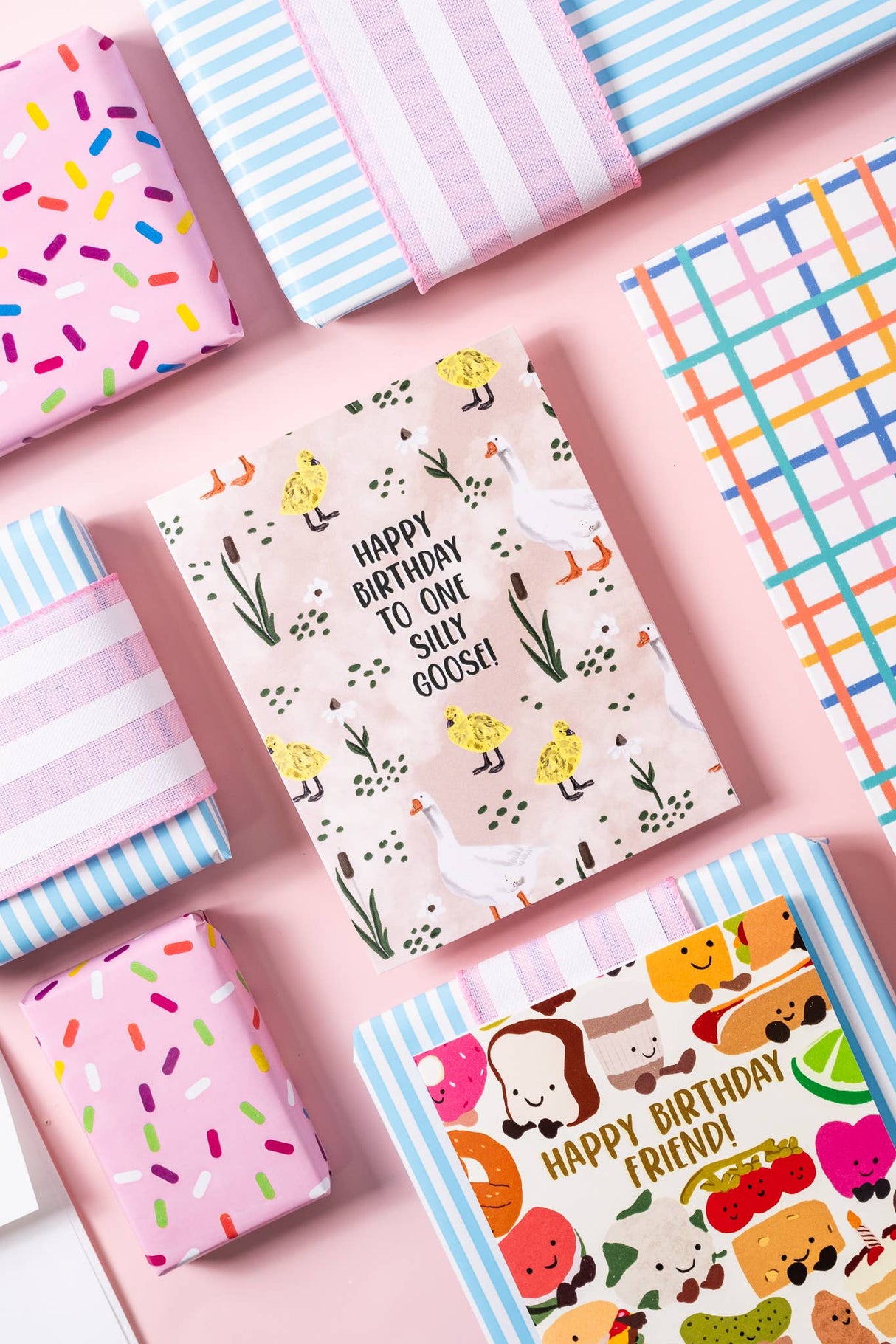 Happy Birthday To One Silly Goose! - Greeting Card