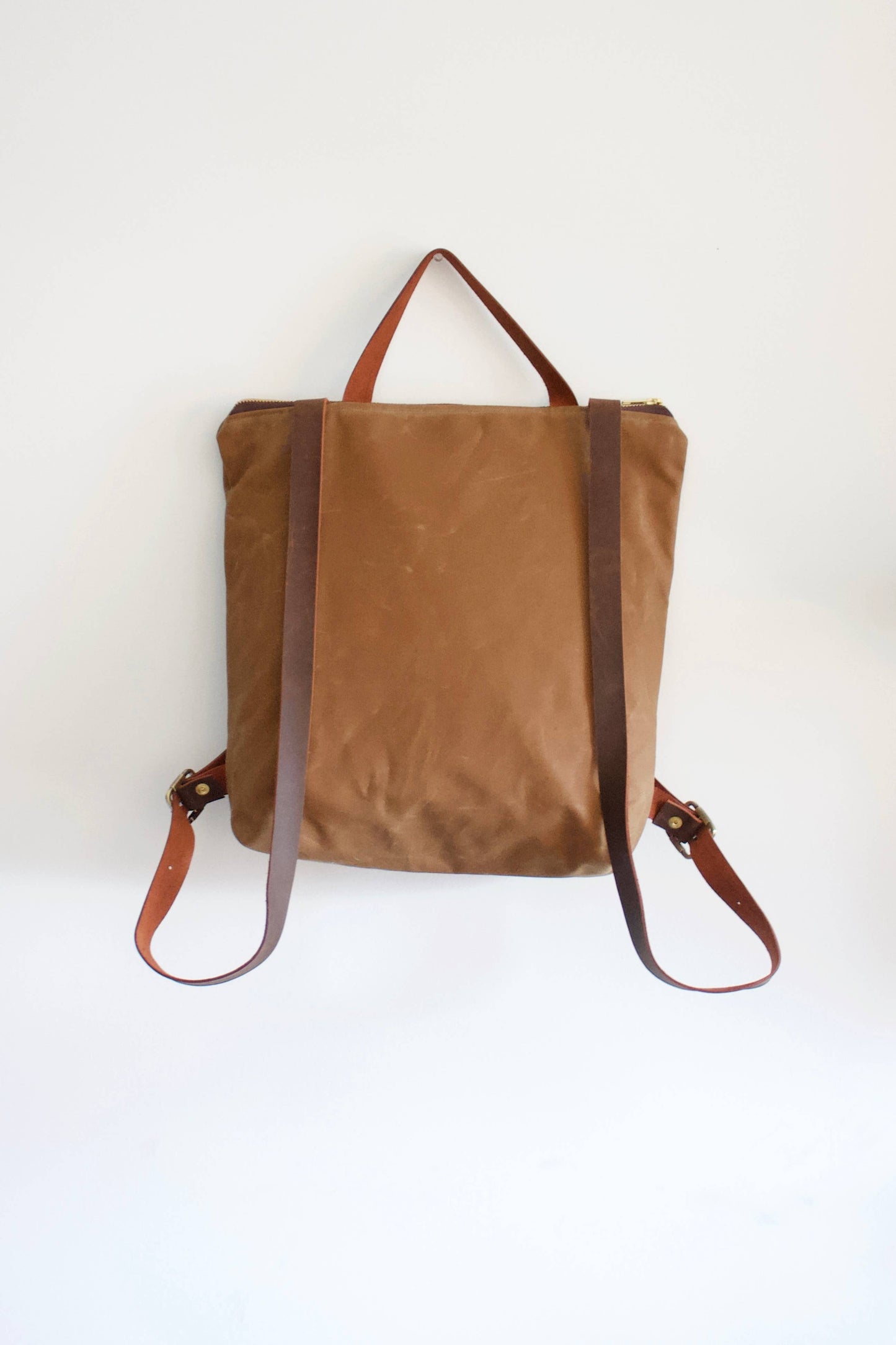 Bohemian Waxed Canvas Backpack