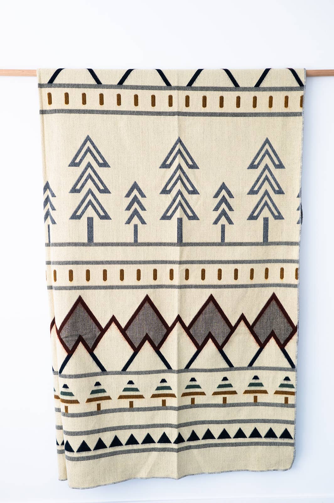 Tree Line Queen Blanket - Subalpine