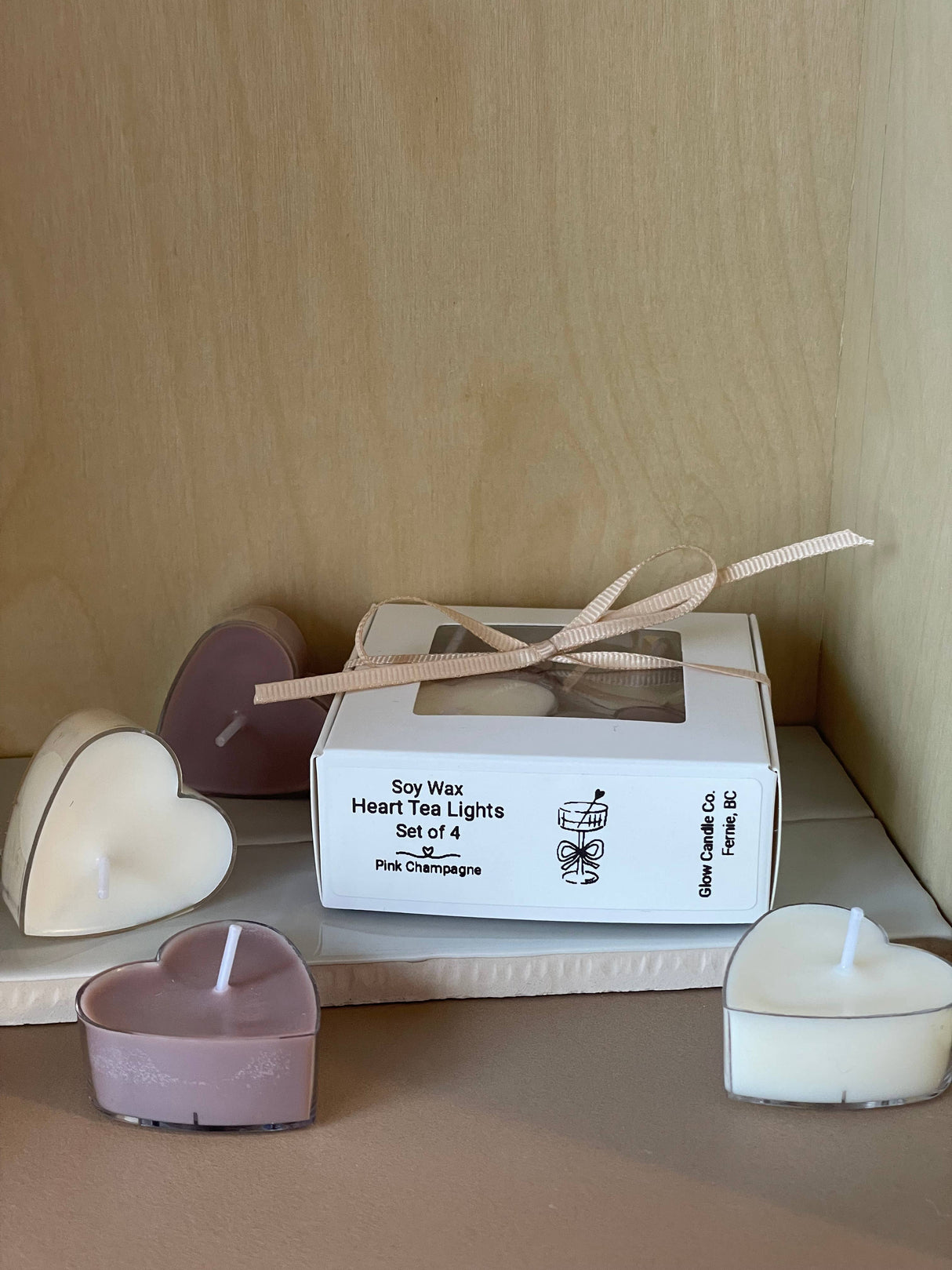 Valentine's Tealights- Box of 4