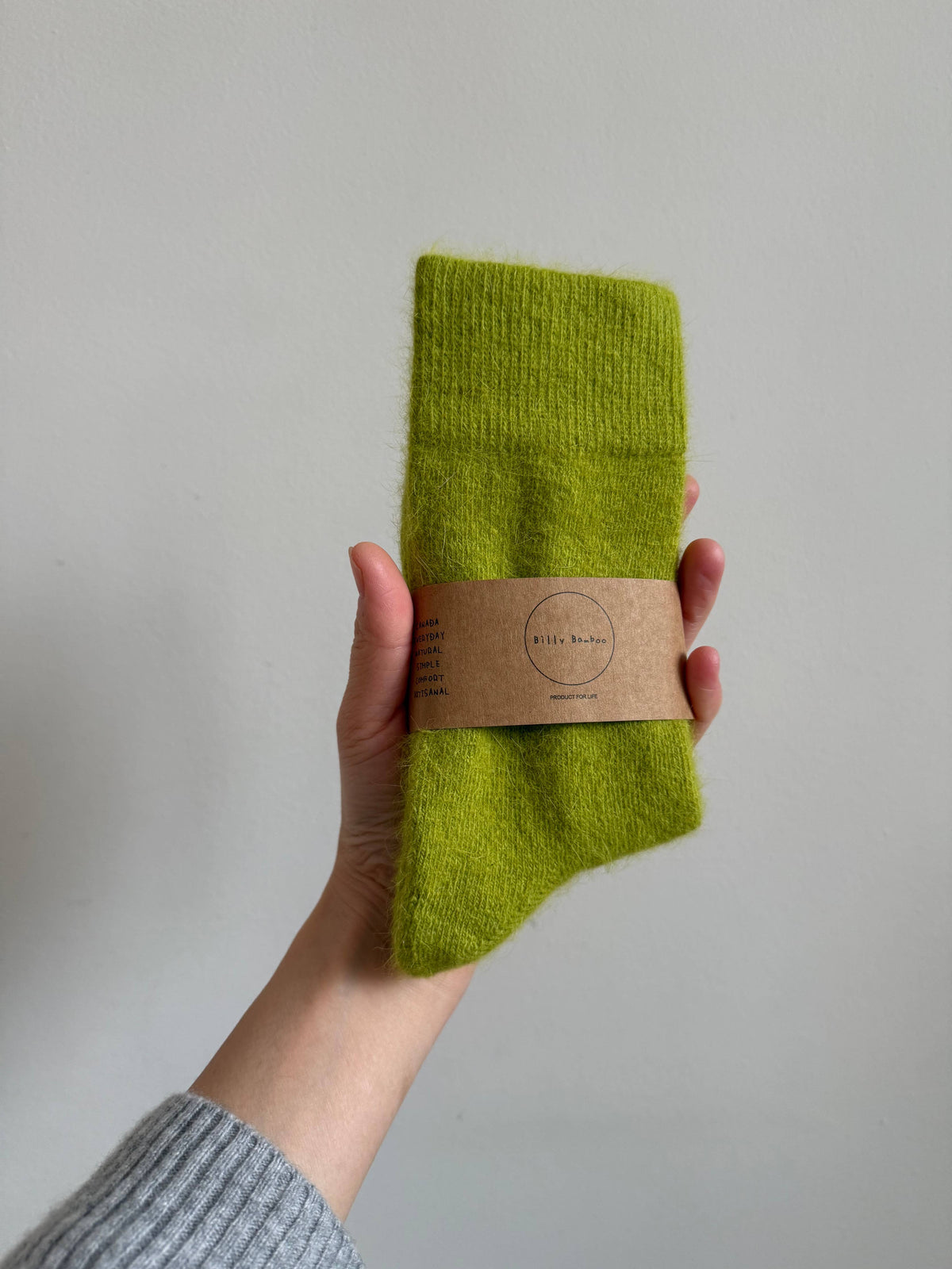 Fluffy Angora Socks