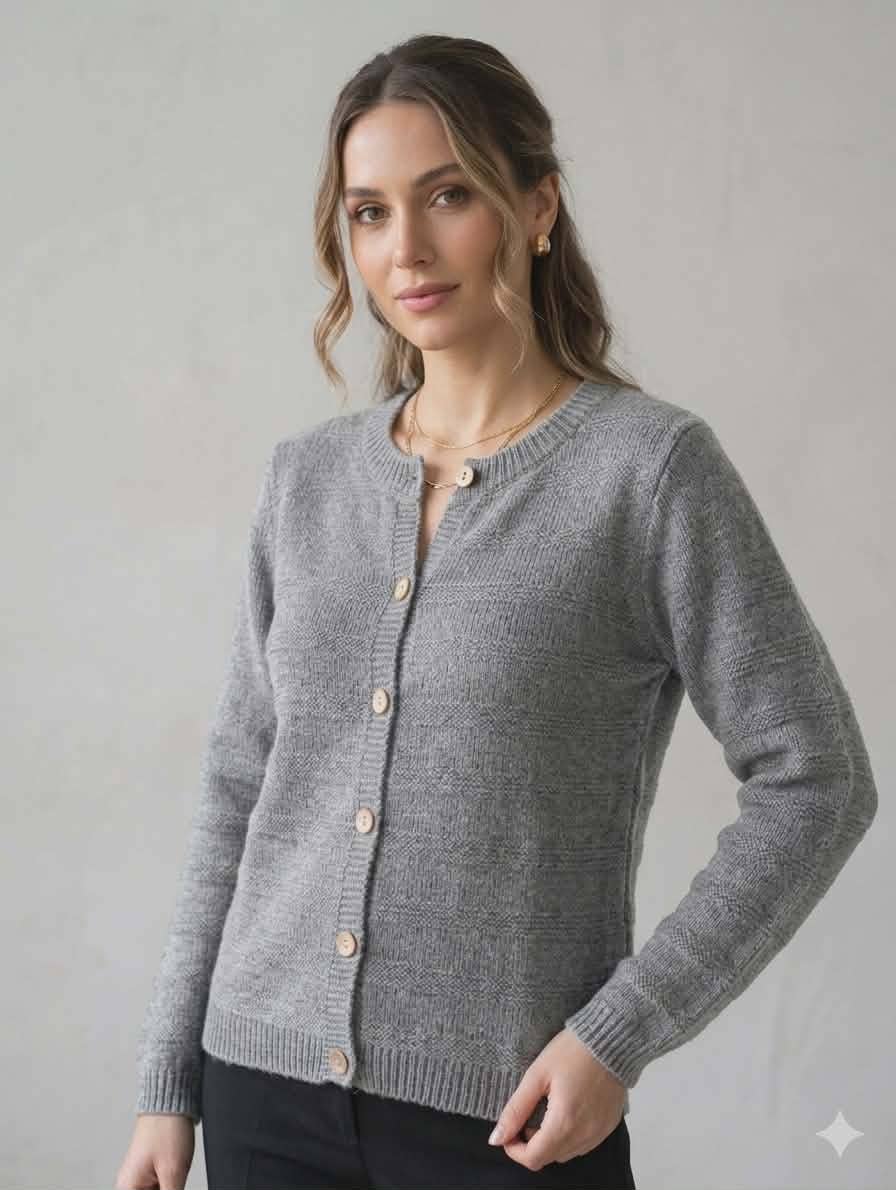 Button Up Cardigan Sweater