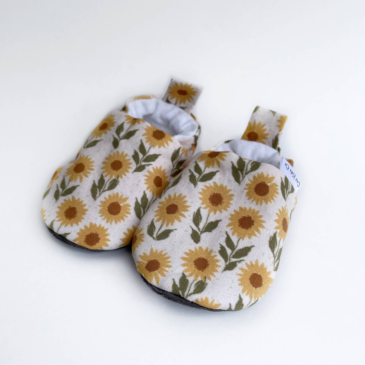 Sunflower Baby Shoes