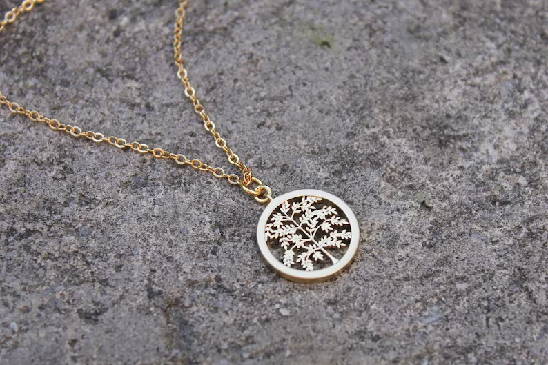 Gold Tree Necklace