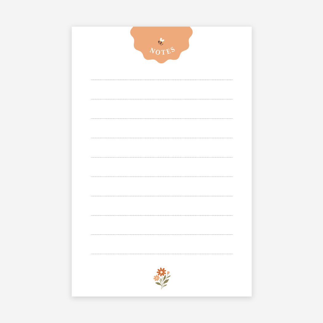 Notes Planner Notepad | Minimalist Notes