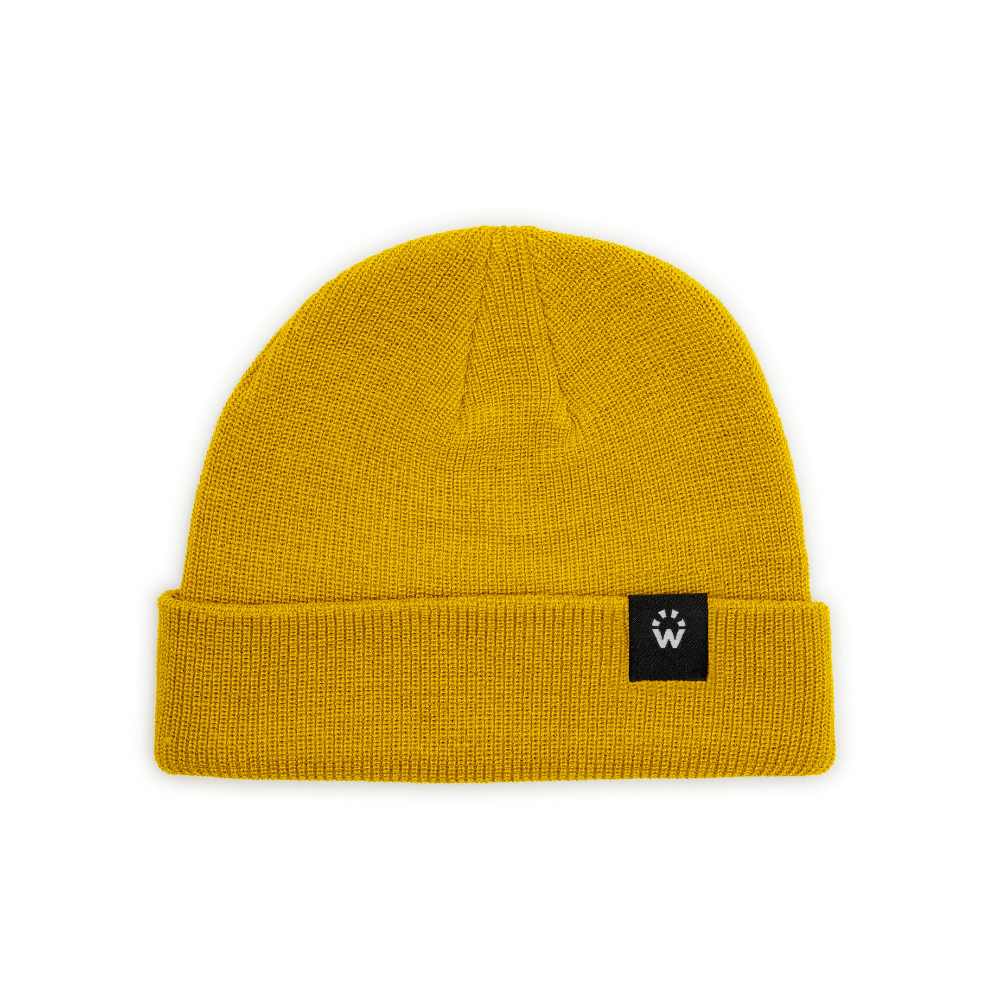 Made in Canada Merino Wool Blend Double Knit Beanie Hat
