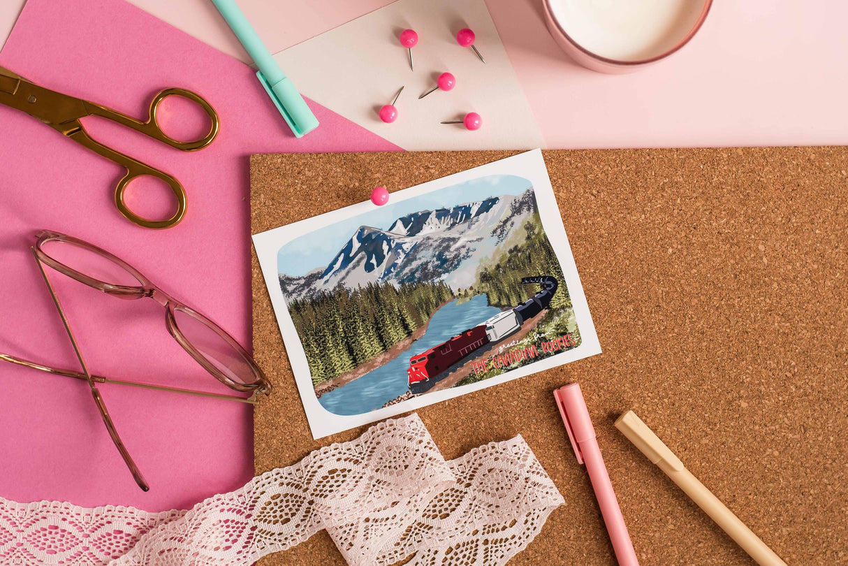 Canadian Rockies Postcard