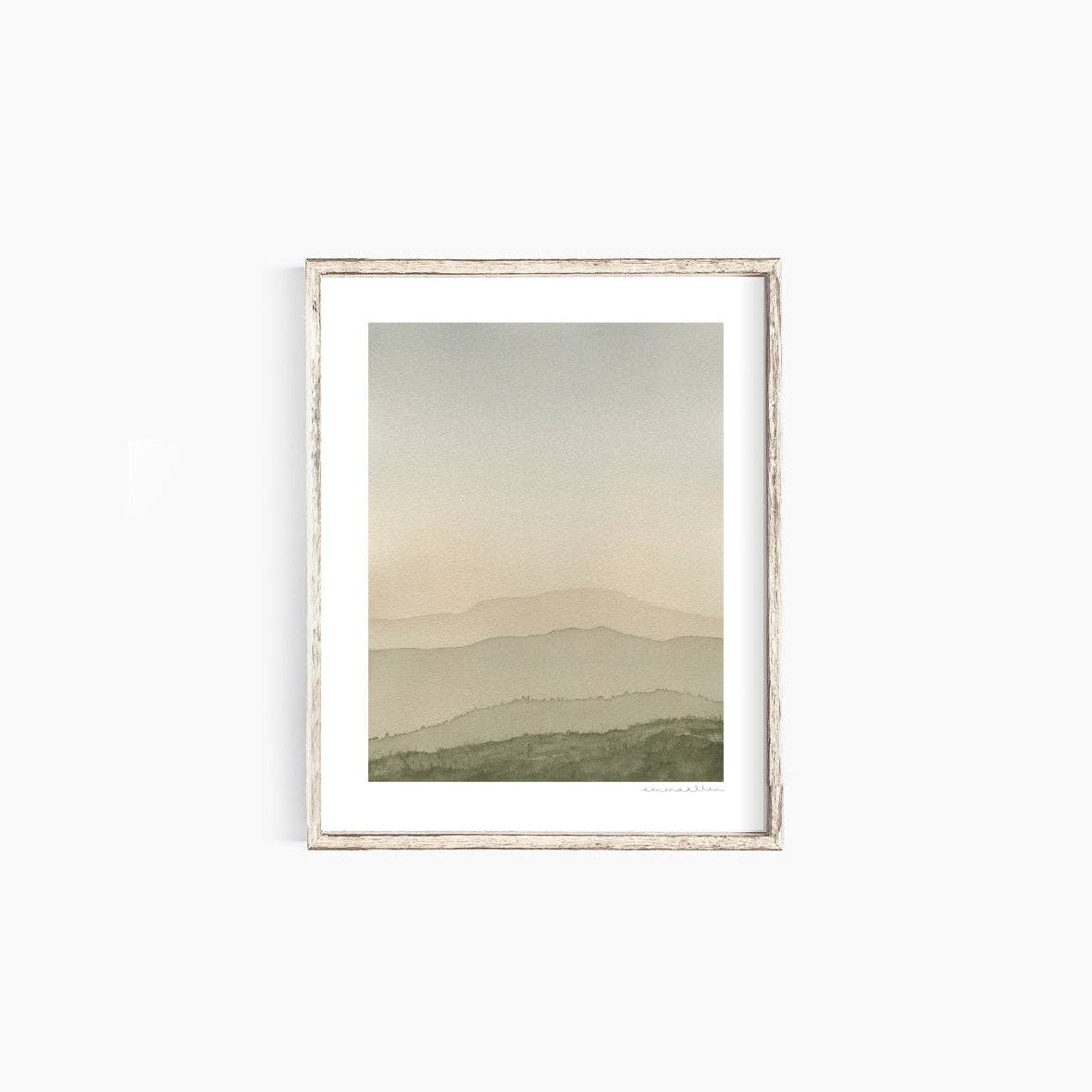 Horizon Haze: 11x14”
