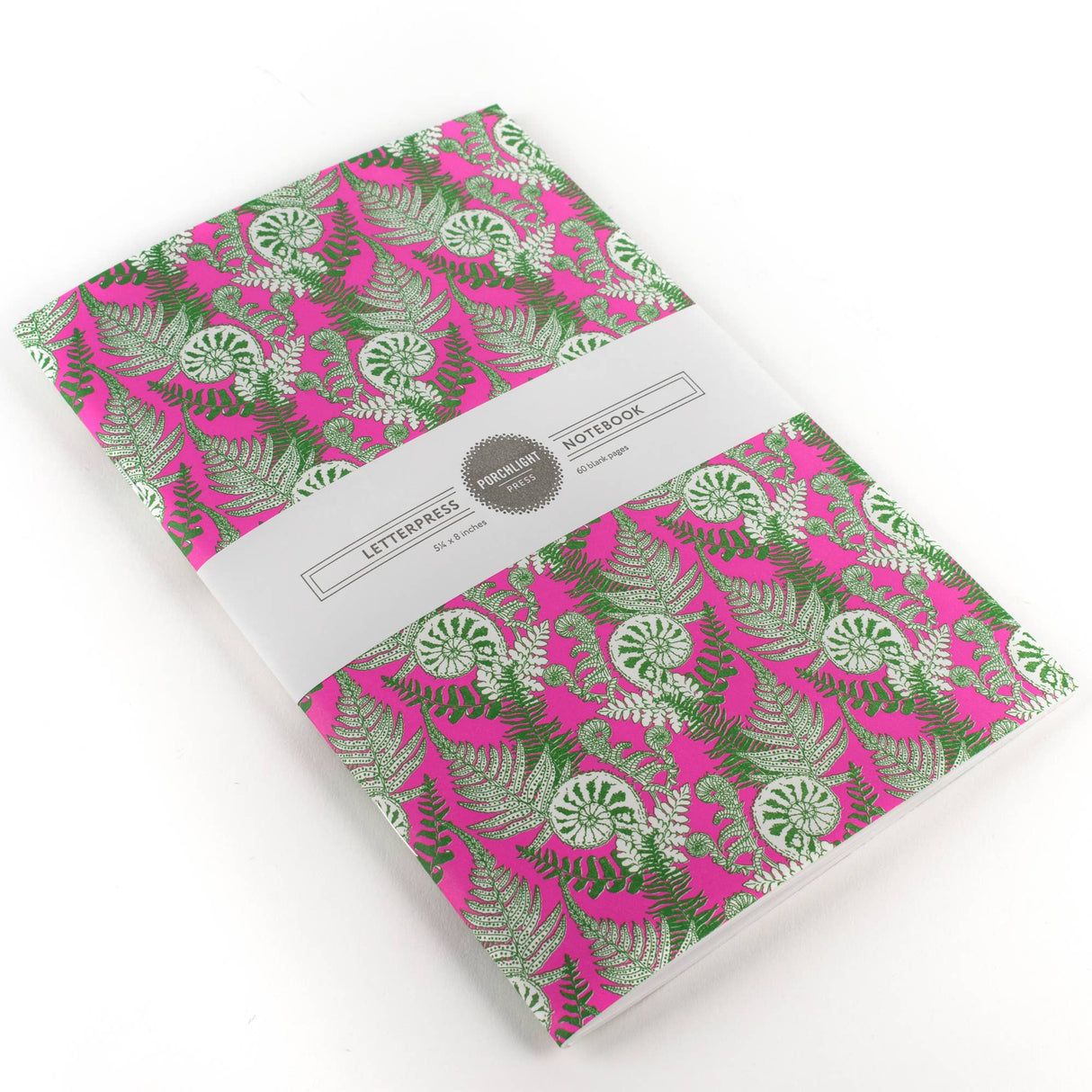 Fern Fiddlehead Large Notebook: Dot Pages