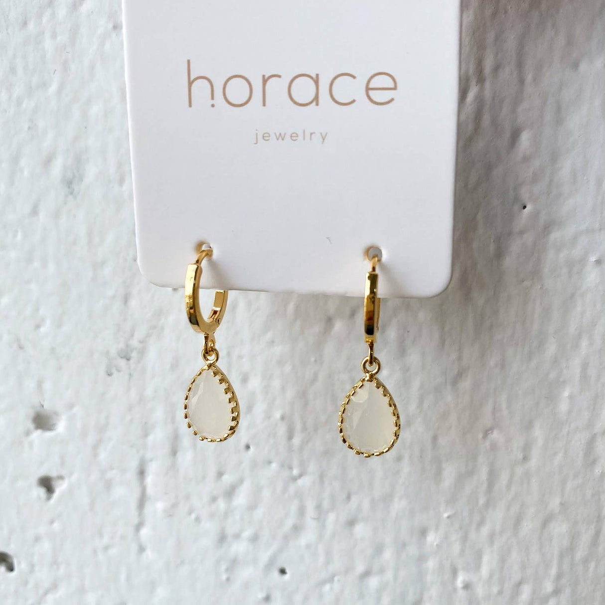 Dipo Hanging Earrings - Cream