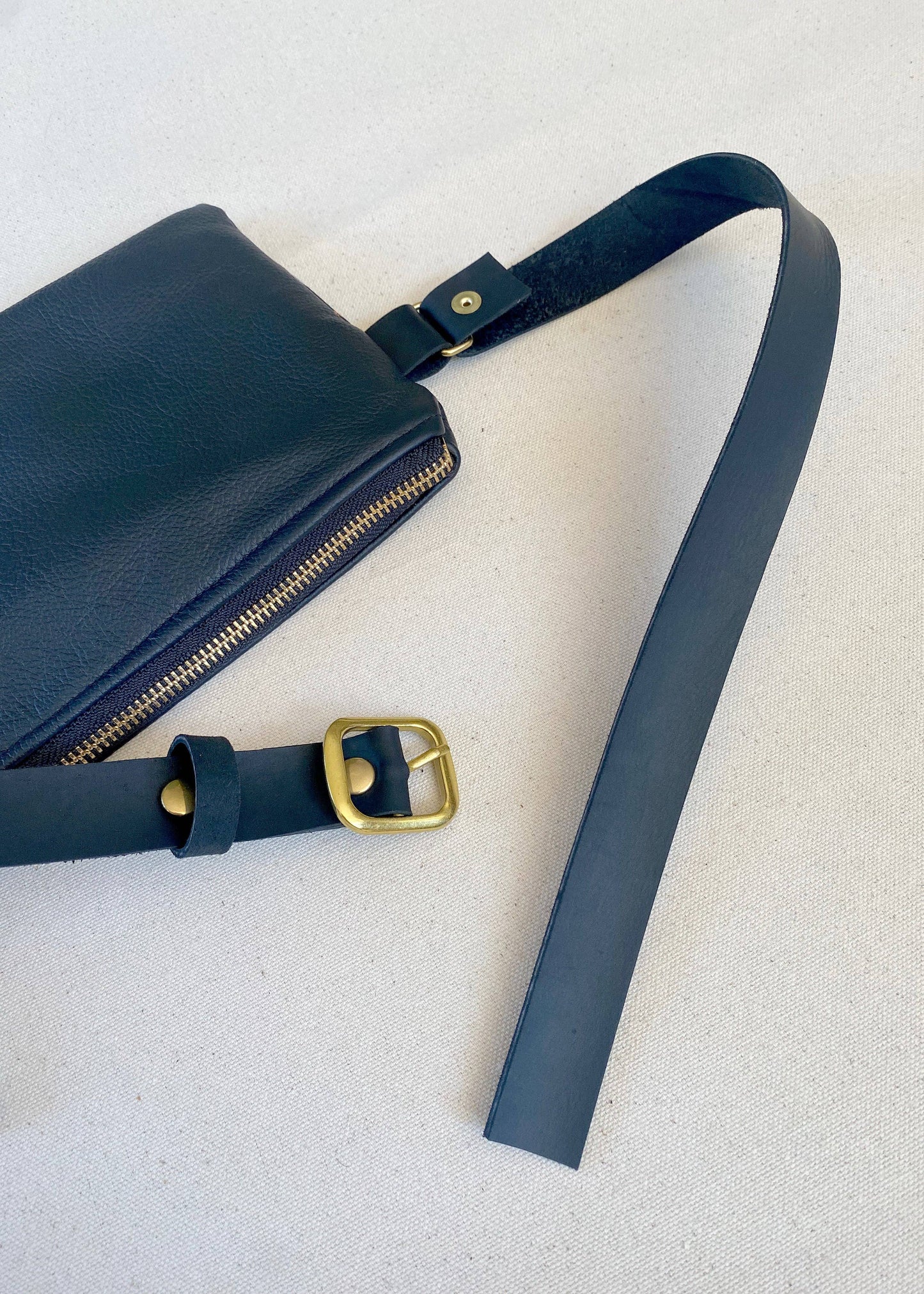 Handmade Leather Belt Bags - Rancho Arroyo Collection: SMALL