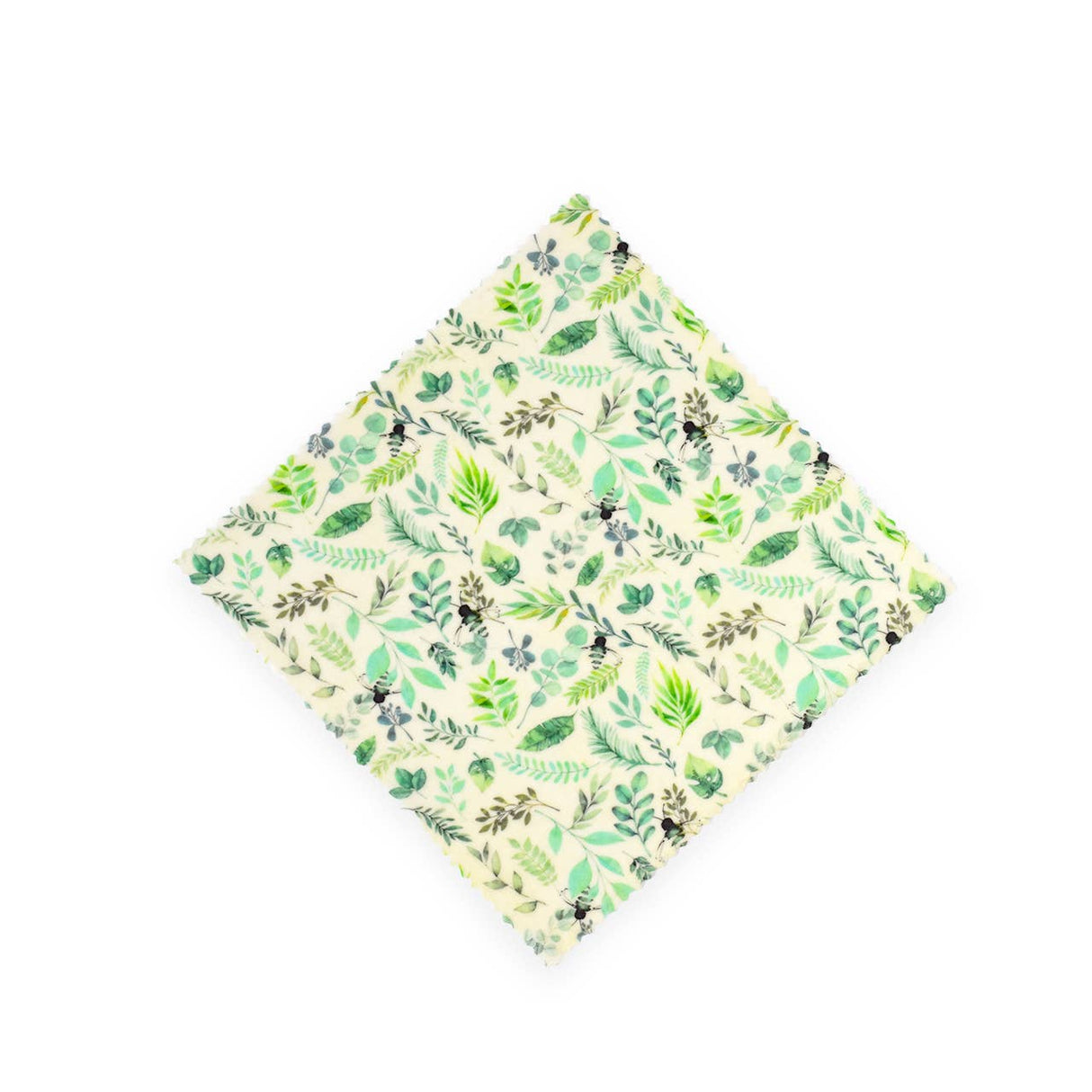 Beeswax Wrap for Food "A Single Medium Wrap": Lemon Bees