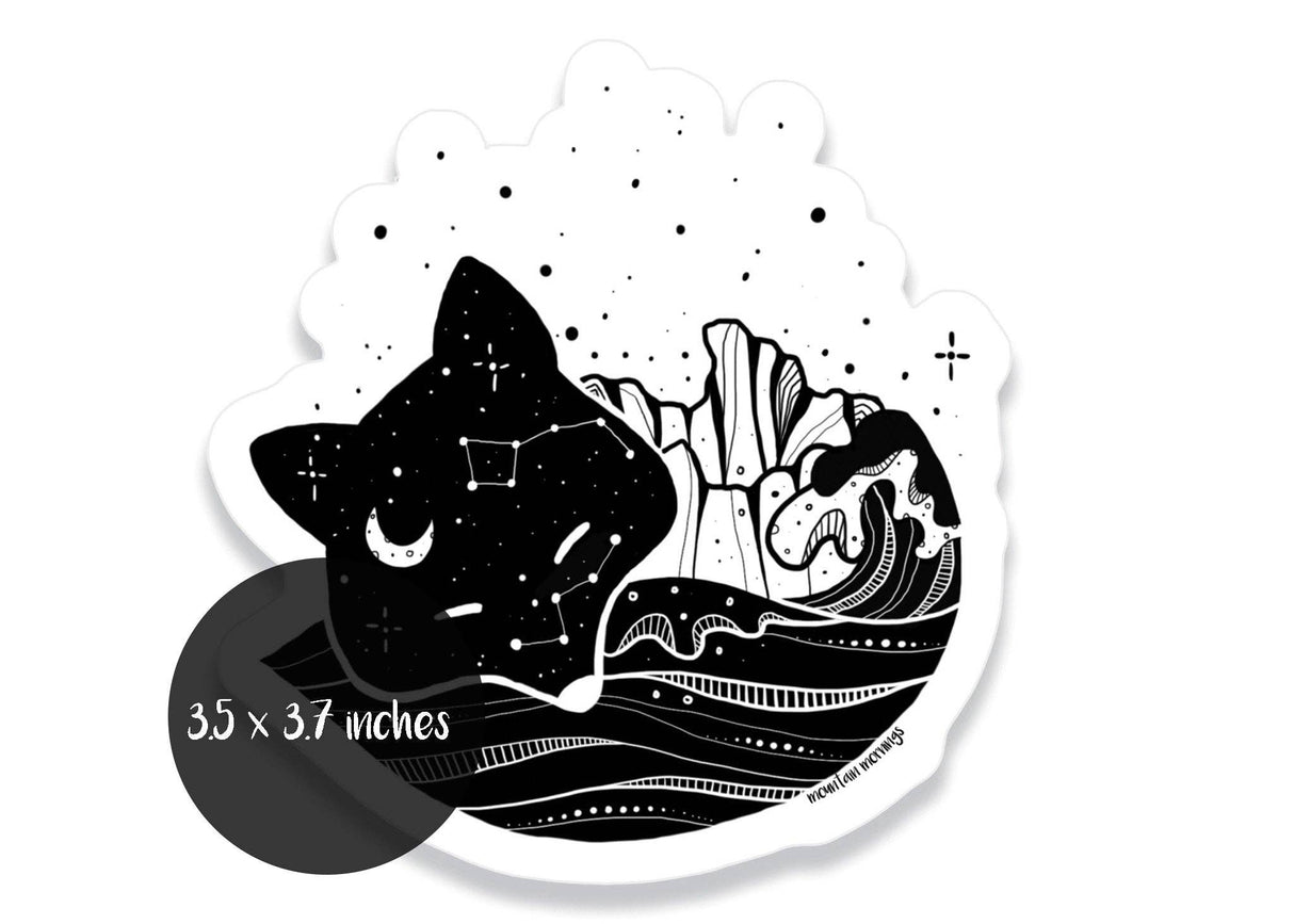 Sleeping Fox Sticker