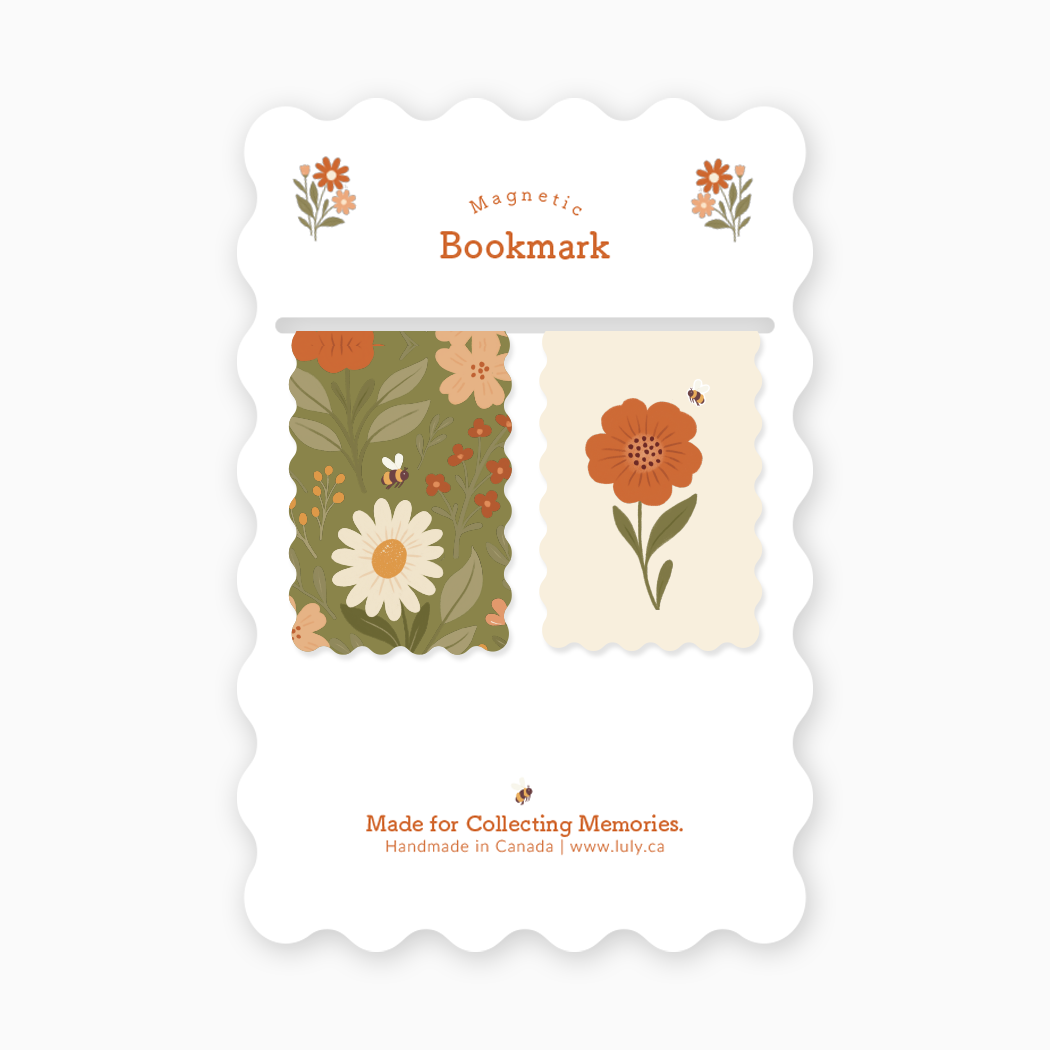 Magnetic Bookmark | Bee Garden
