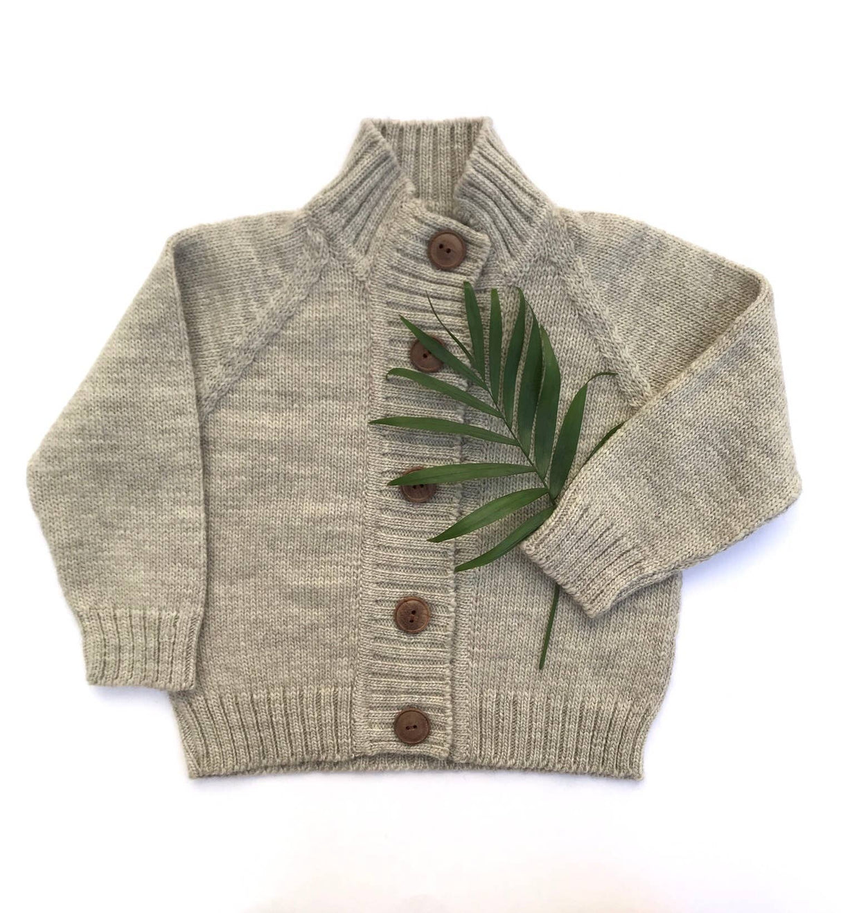 Narwhal Merino Wool Knit Cardigan