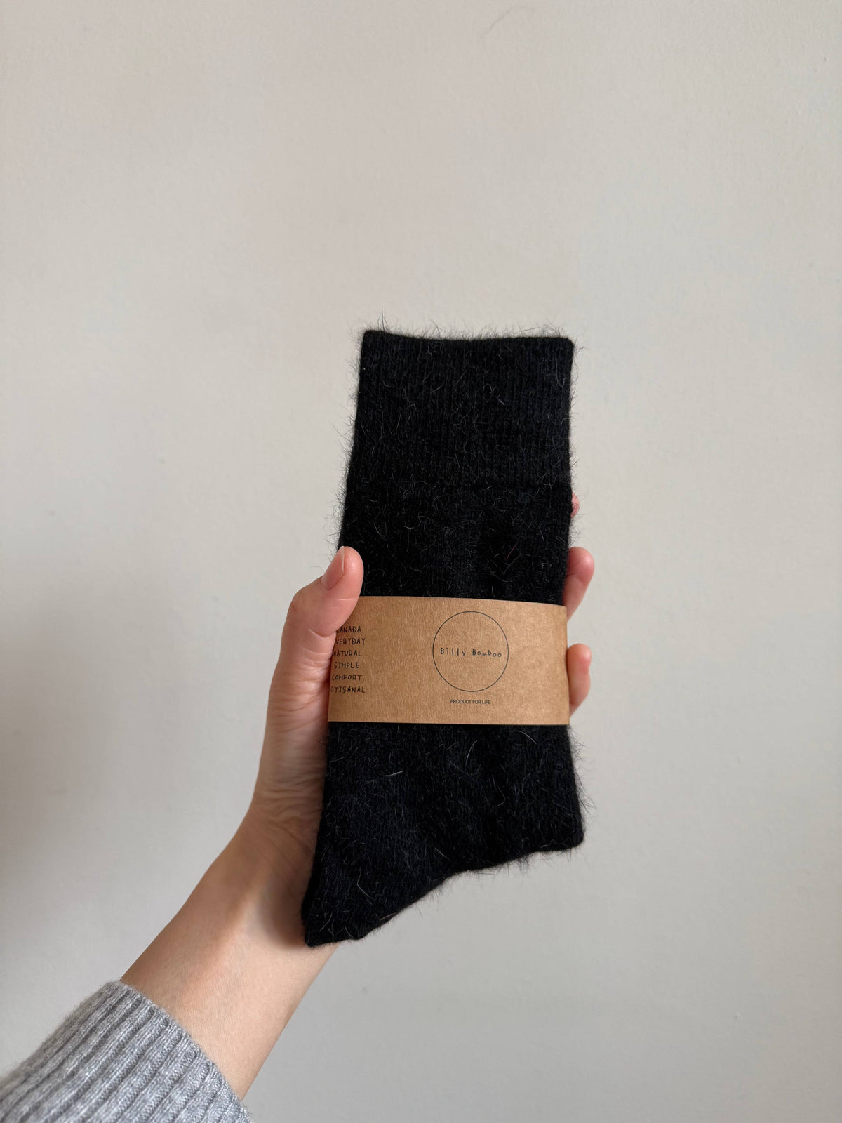 Fluffy Angora Socks