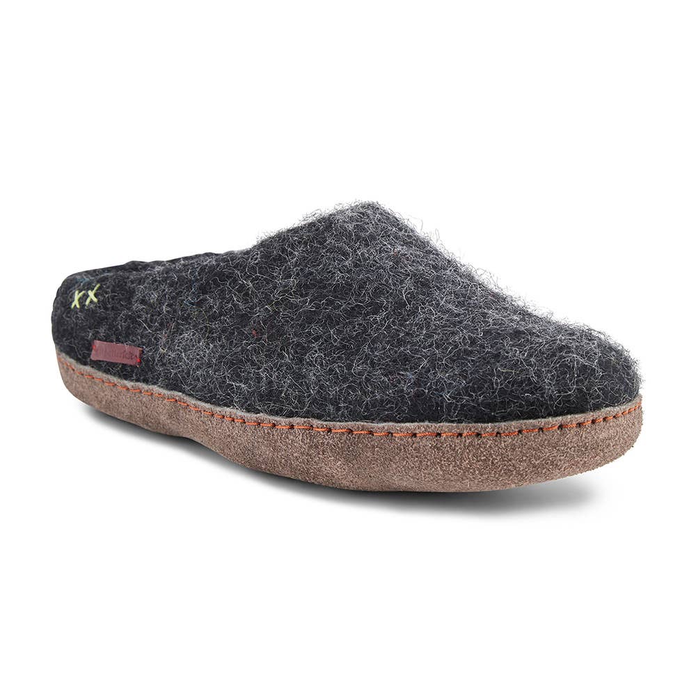 Classic Wool Slipper - Black