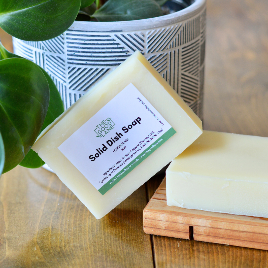 Solid Dish Soap - Lemongrass
