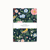 Warbler Floral | Sewn Notebook