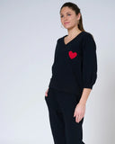 Anja V Neck Sweatshirt