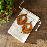 Bonanza Wooden Earring