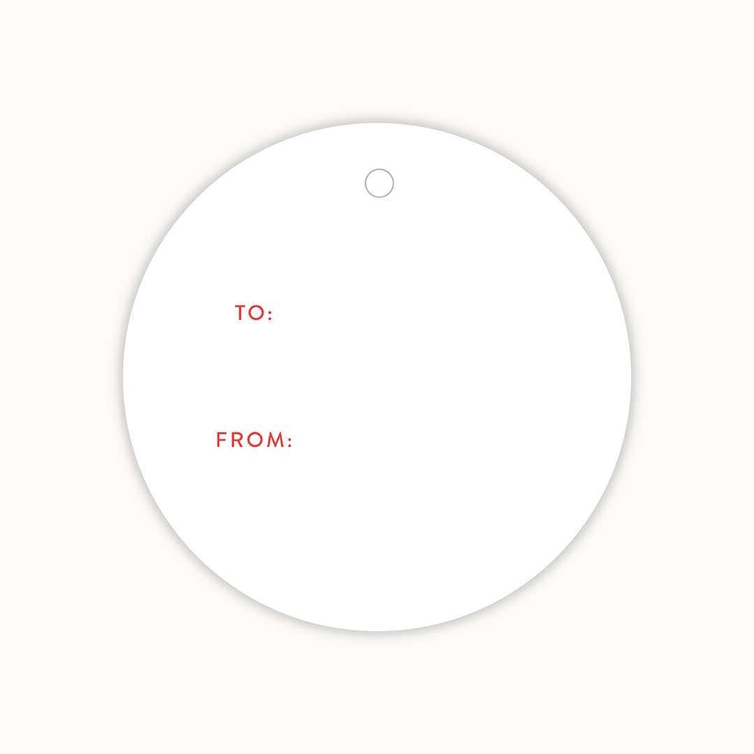 Holiday Bouquet Gift Tags | Set of 8