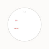 Holiday Bouquet Gift Tags | Set of 8