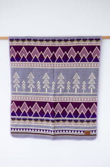 Tree Line Baby Blanket - Lilac Trail