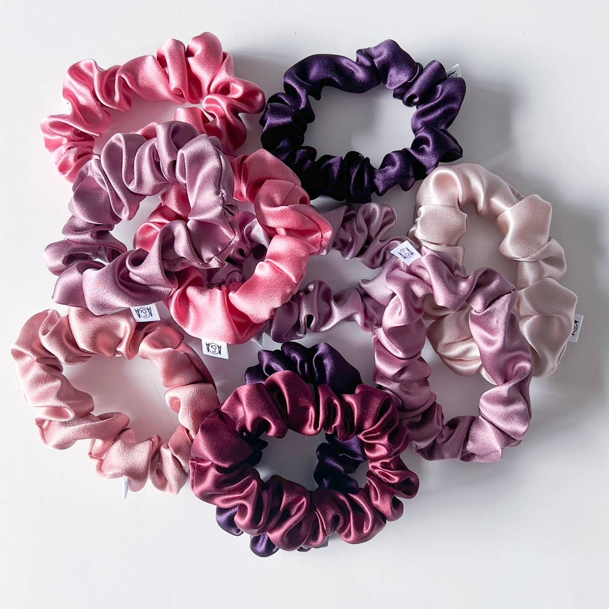 MINI Silk Scrunchies
