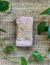 Bee and Wildflower Swaddle Blanket