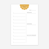 To Do List Planner Notepad | Minimalist To Do List