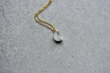 Druzy Moon Necklace