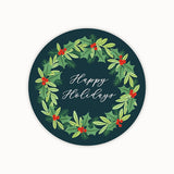 Christmas Wreath Gift Tags | Set of 8