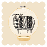 Sweater Weather Sheep Complete Embroidery Kit