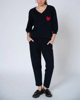 Anja V Neck Sweatshirt