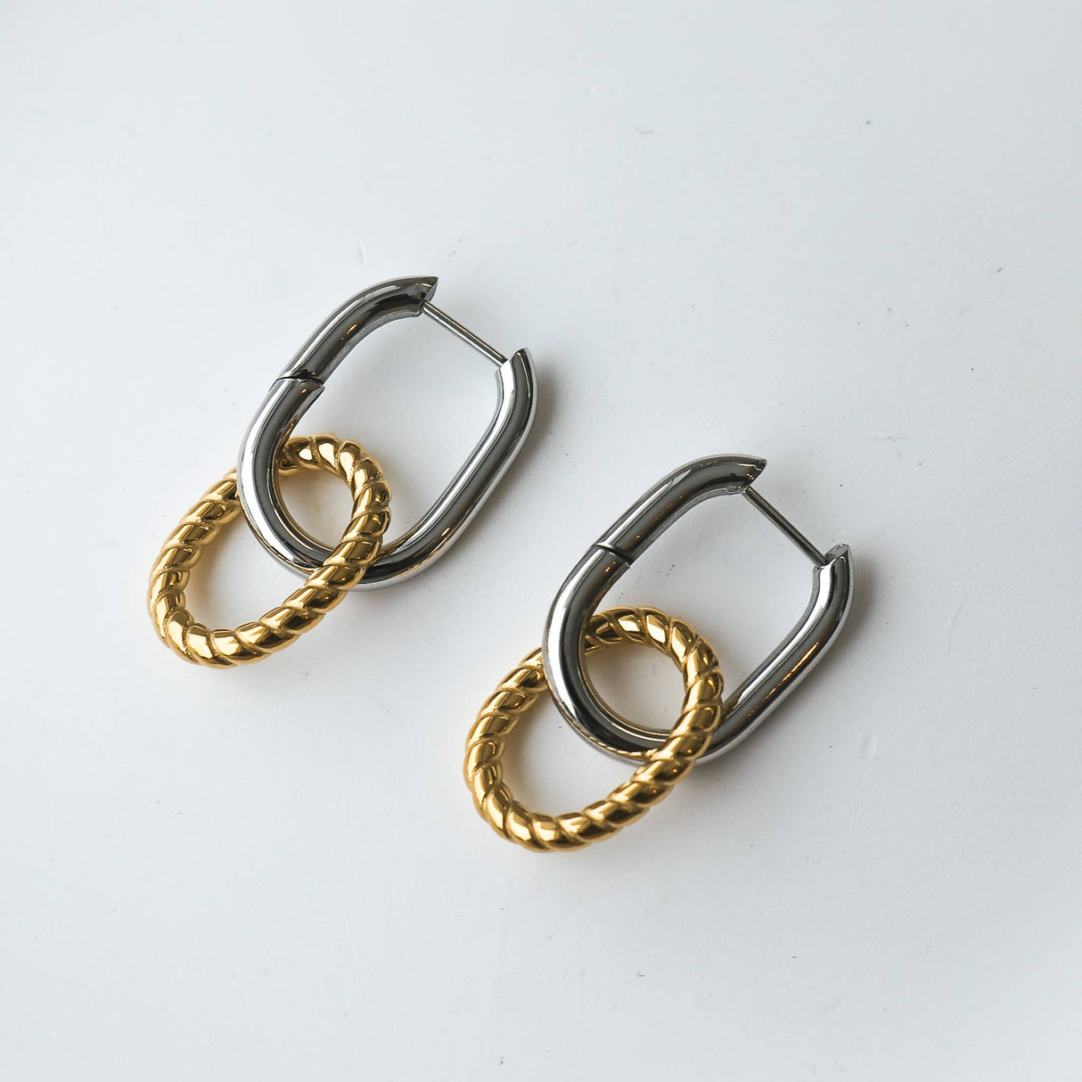 Kerzi Two- Tone earrings