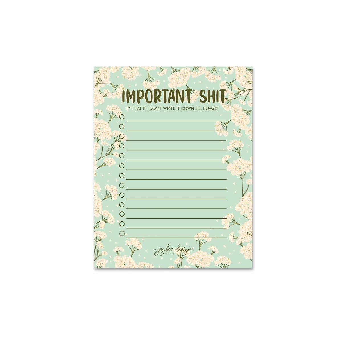 Important Shit - Notepad