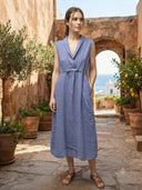 Midi Length Dress that ties around the waist