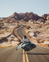 Tree Line Queen Blanket - Balsam Fir