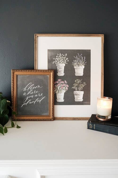 Potted Herb Chart: 8x10"