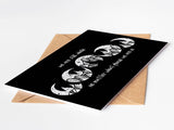 Moon Phase - Greeting Card